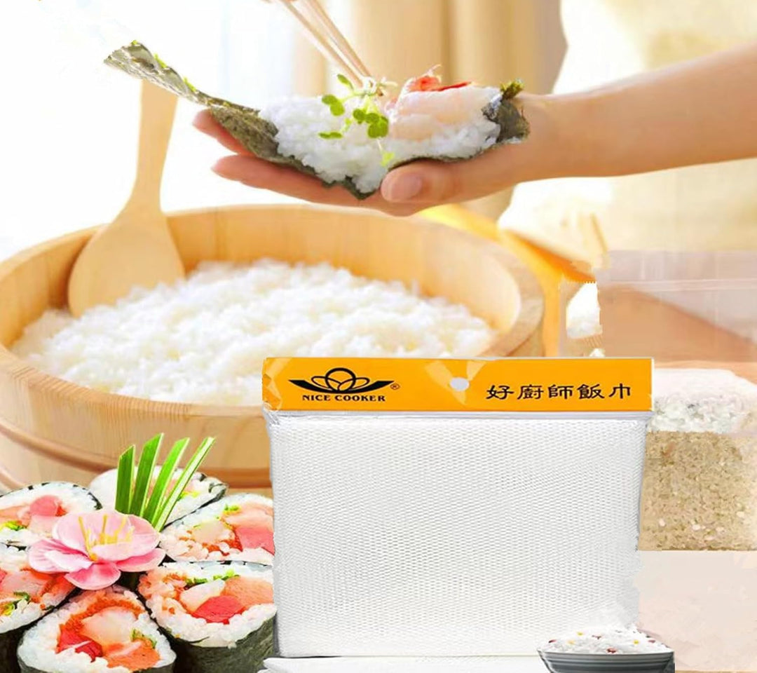 Reisnetz, 114,3 x 99,1 cm, Sushi-Reis-Kochnetz, antihaftbeschichtet, Reiskocher-Serviette, wiederver