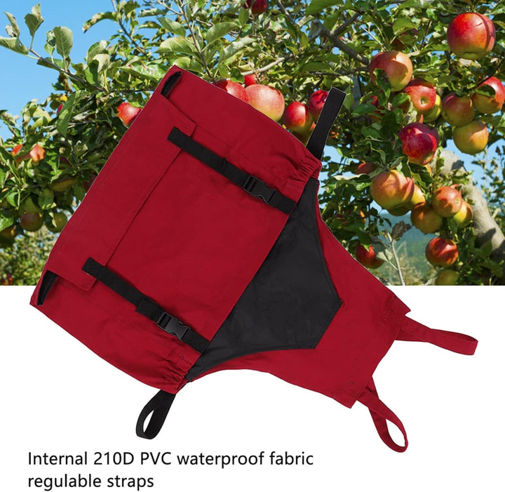 Gartenschürze, 210D PVC Stoffschürze mit Taschen, robuste Arbeitsschürze für Frauen und Männer, Gart