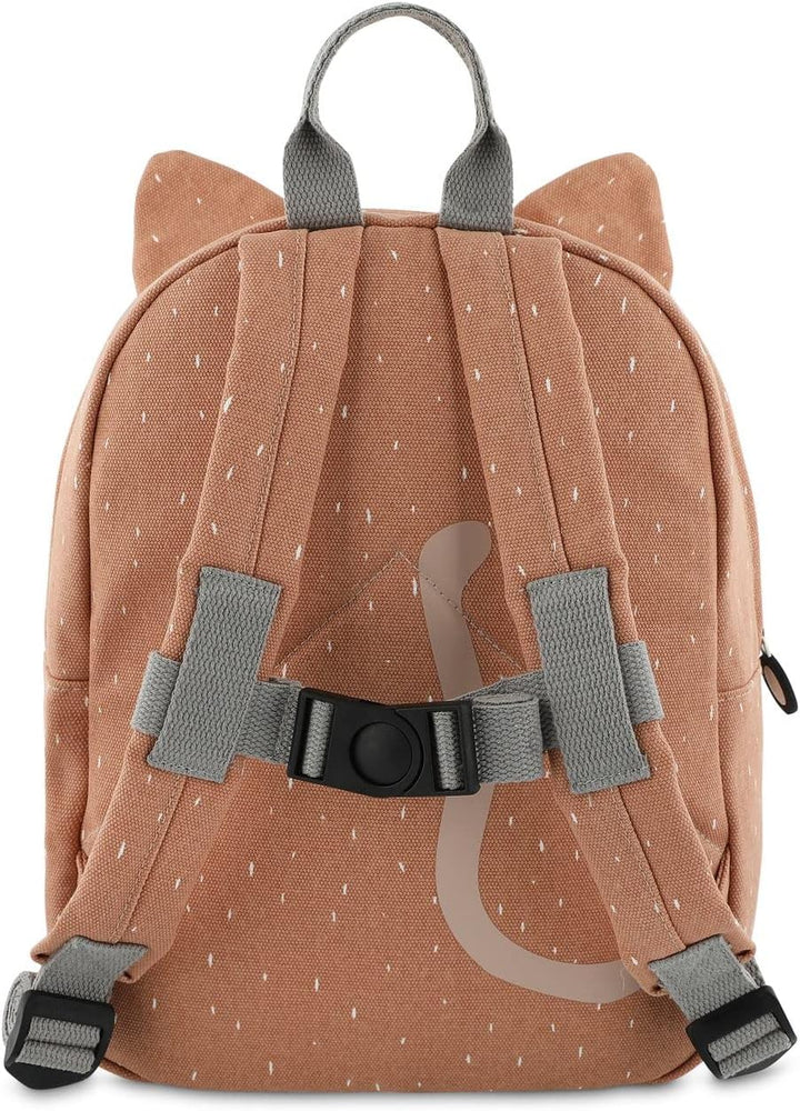 Trixie Rucksack - Rucksack für Kind - für Jungen und Mädchen - Kleiner Turnbeutel Dunkelrosa Mrs Cat