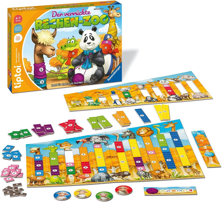 Ravensburger tiptoi Spiel 00104 - Der verrückte Rechen-Zoo & tiptoi Spiel 00119 - Heute gehen wir Ei