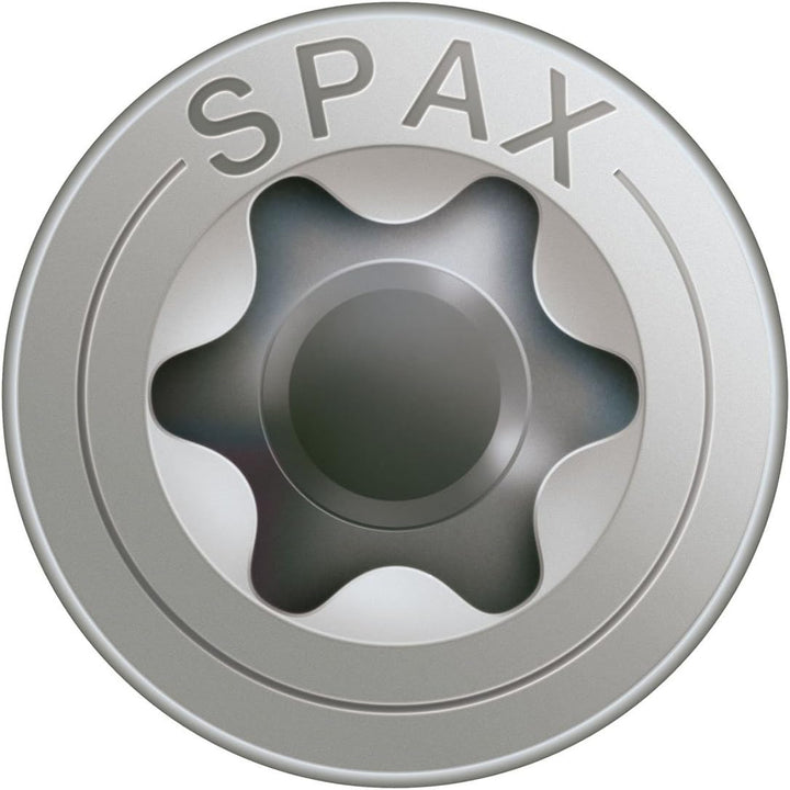 SPAX Universalschraube aus Edelstahl rostfrei A2, 5,0 x 50 mm, 200 Stück, T-STAR plus, Senkkopf, Tei