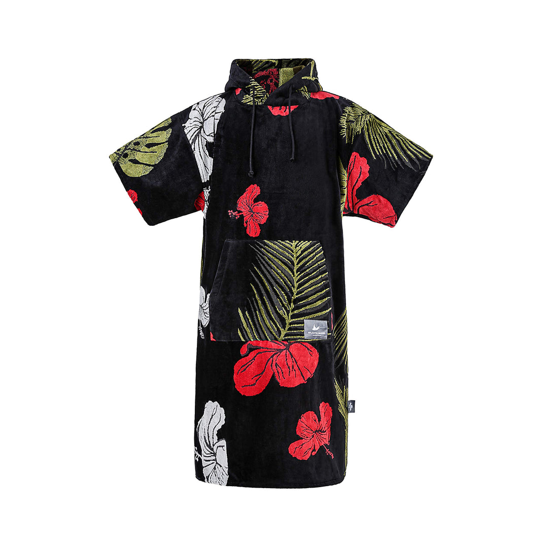 ATLANTIC SHORE | Surf Poncho | Badeponcho mit Kapuze aus 100% Baumwolle | Unisex | Special Editions