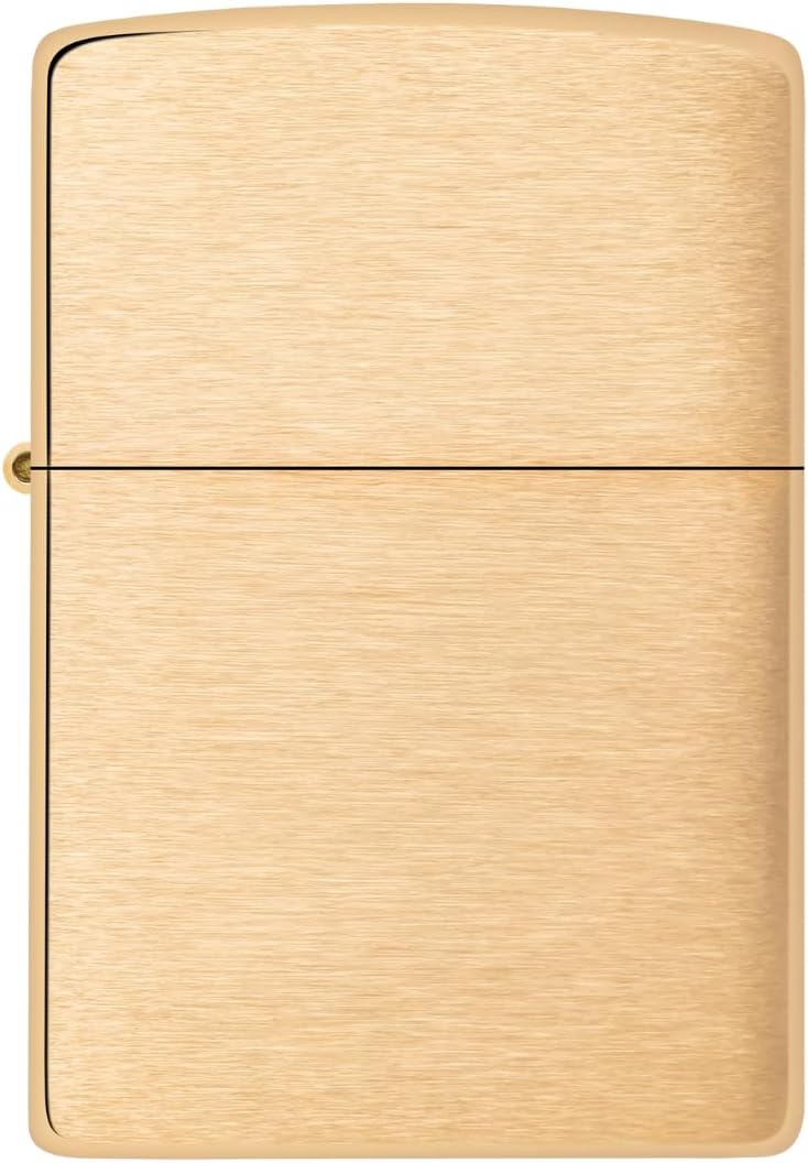 Zippo 204B Messing, 1 x 3,5 x 5,5 cm Brushed Brass, Brushed Brass