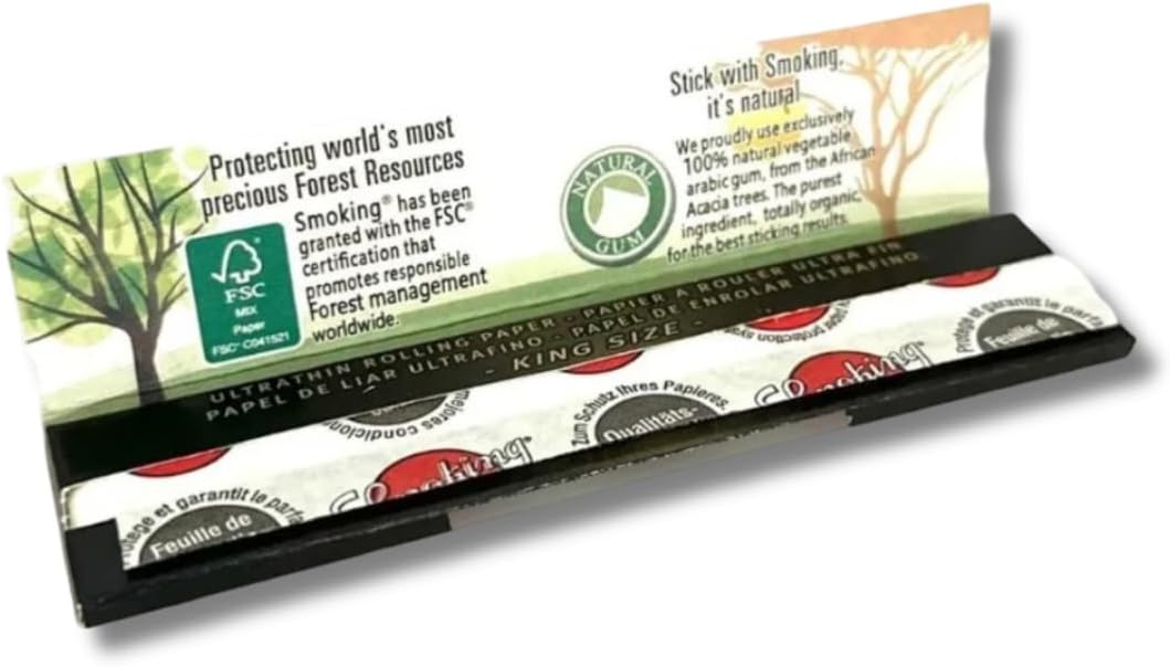 Smoking King Size de Luxe schwarz