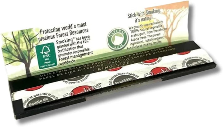 Smoking King Size de Luxe schwarz