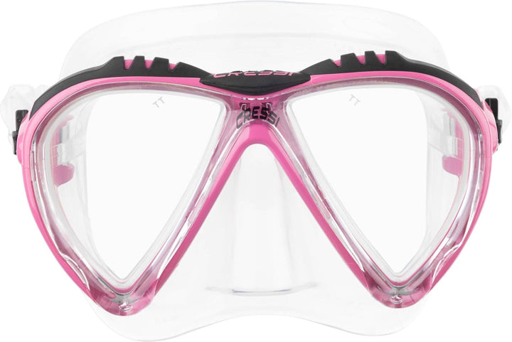 Cressi Tauchmaske Lince Low Volume Made In Italy Rosa, Rosa