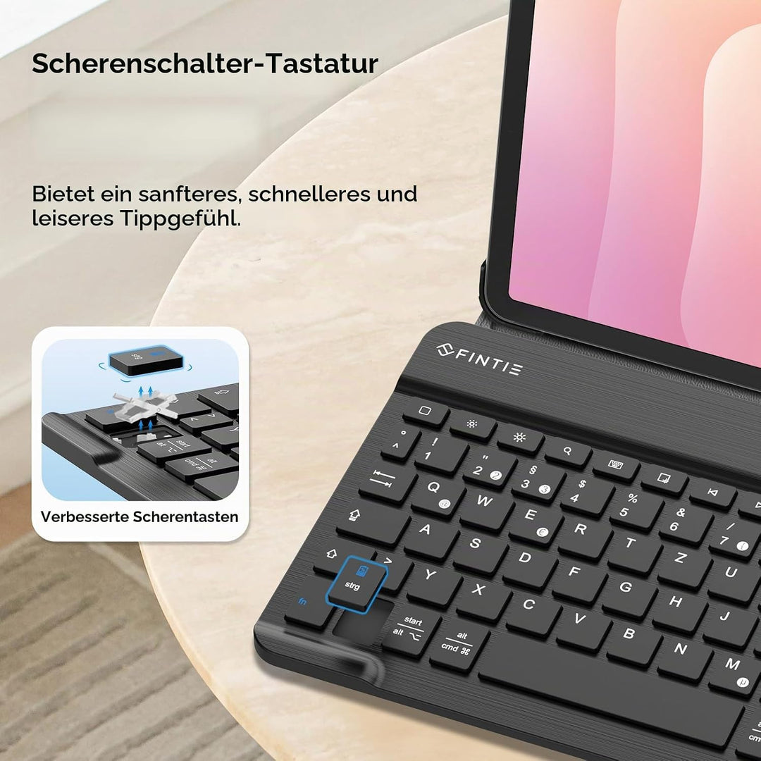 FINTIE Tastatur Hülle für Samsung Galaxy Tab S11 2025 11 Zoll Tablet SM-X730/X736, Keyboard Cover mi