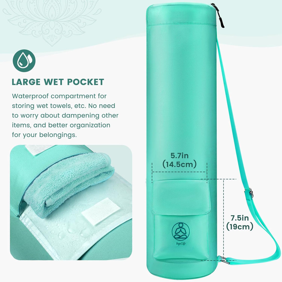 Gonex Yogatasche, Yogamatte Tasche Durchgehender Reissverschluss für Robuste wasserdichte Yogamatten