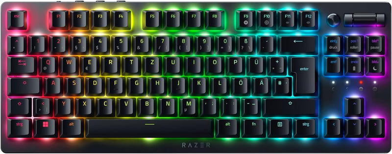 Razer DeathStalker V2 Pro Tenkeyless (Red Switch) - Kabellose Optische Low-Profile-Gaming-Tastatur (