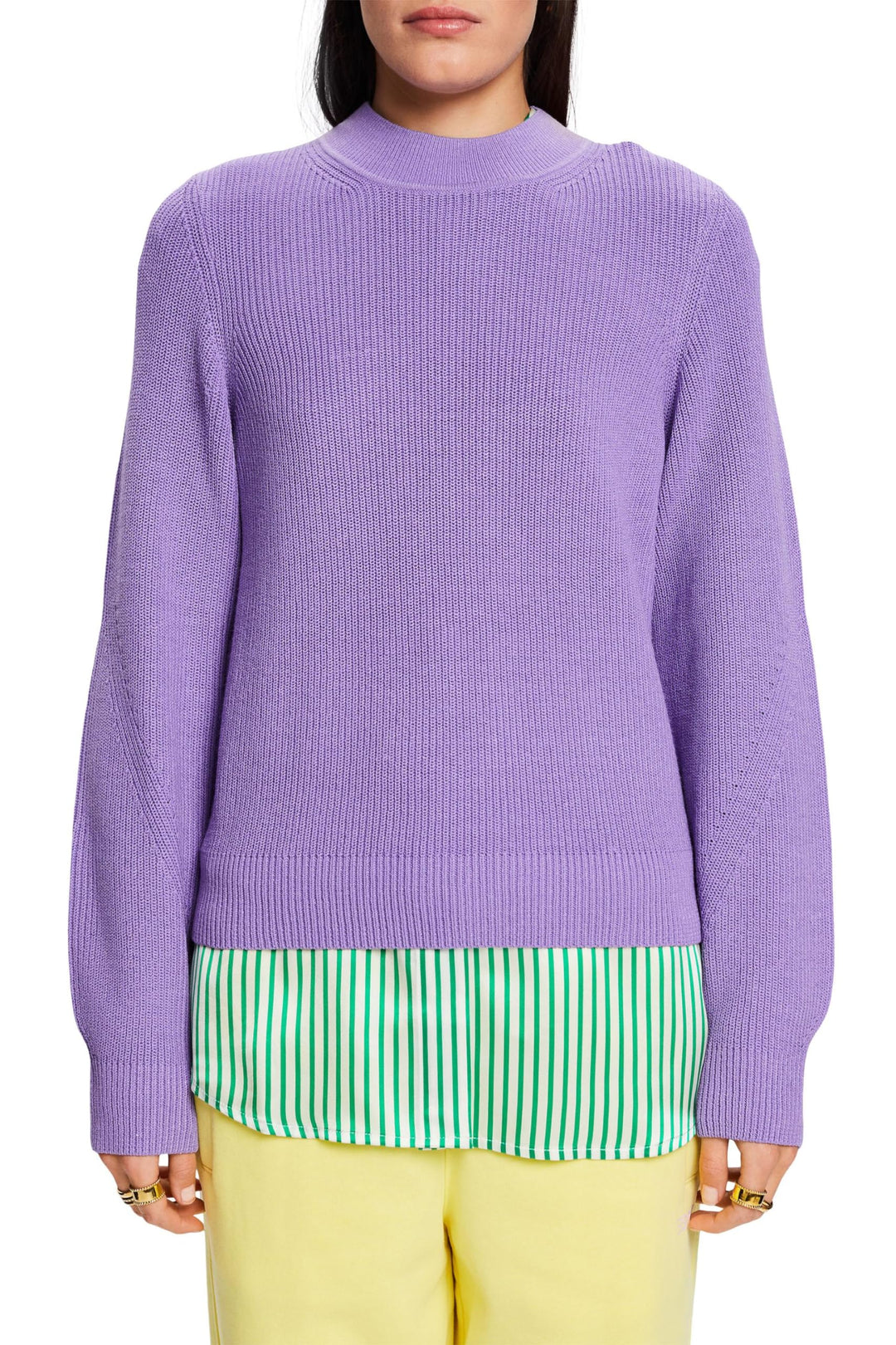 Esprit Damen 103ee1i342 Pullover XS 560/Lilac, XS 560/Lilac