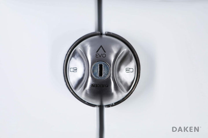 Tris 3 Vorhängeschlösser Türschloss Daken Saturn Evo Optimaler manueller Sicherheitsverschluss für d