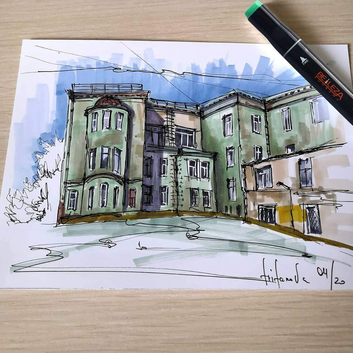 Colourful Markers with 100 Graffiti Pens Permanent Marker Kunstmarker professioneller Kunststift Dua