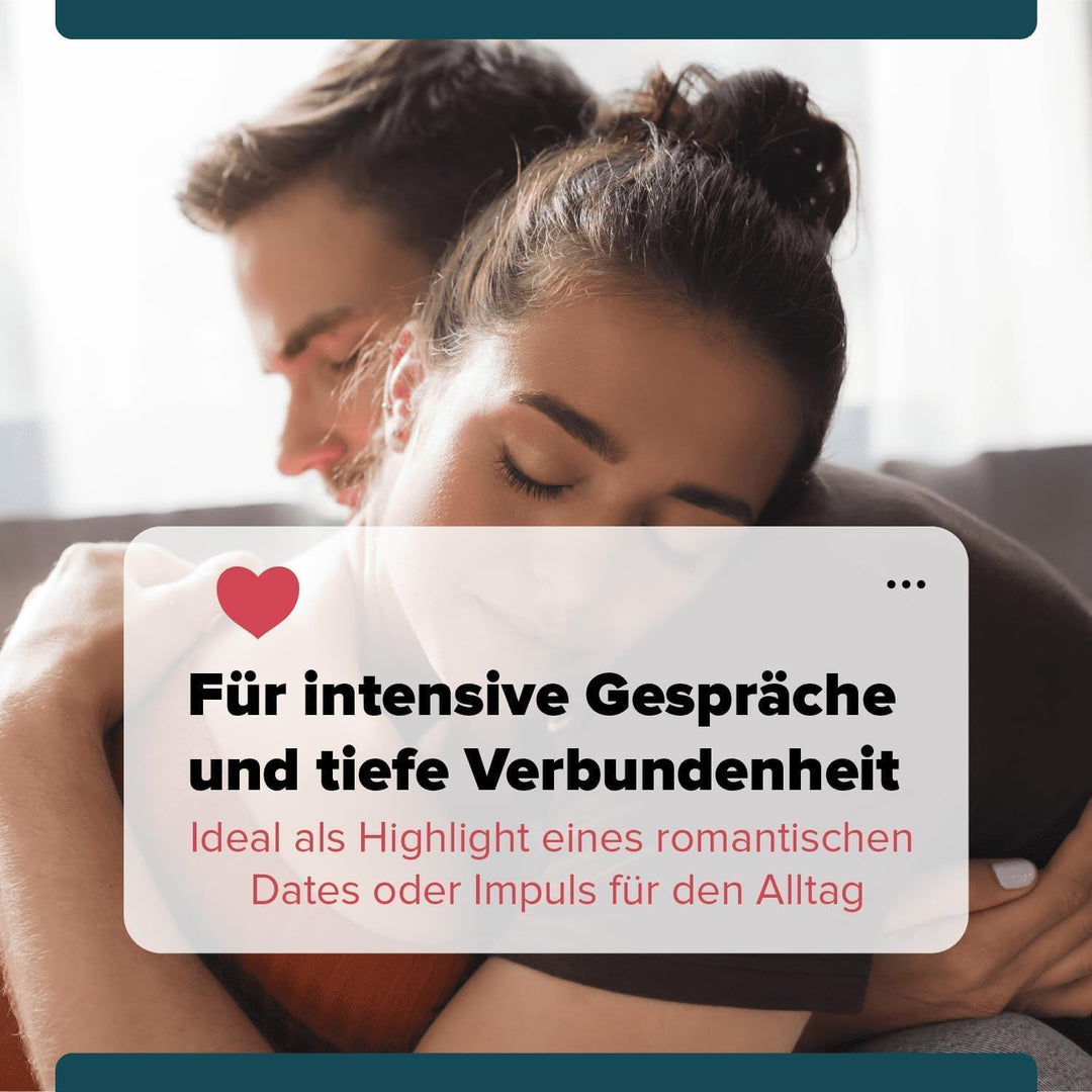 Unter Uns - Spiel für Paare zu zweit | Mit lustigen & tiefen Fragen für 2 Personen | Pärchen Geschen