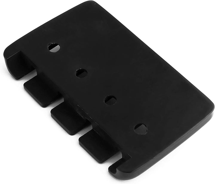 Rubatone 4 Saiten Bass Bridge A Style Top Load Saitenhalter mit Zinksätteln für E-Jazz Bass P Bass B