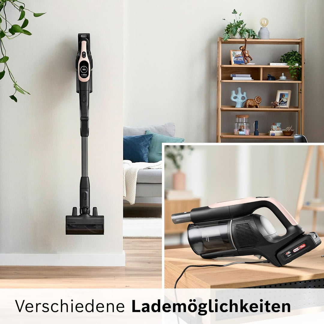 Bosch Akku-Staubsauger Unlimited 10 BKS1041RHF, kabellos, MicroClean Technology, TFT-Display, Staubk