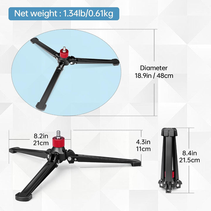 Manbily M-5 Mini-Stativfuss (Rot)