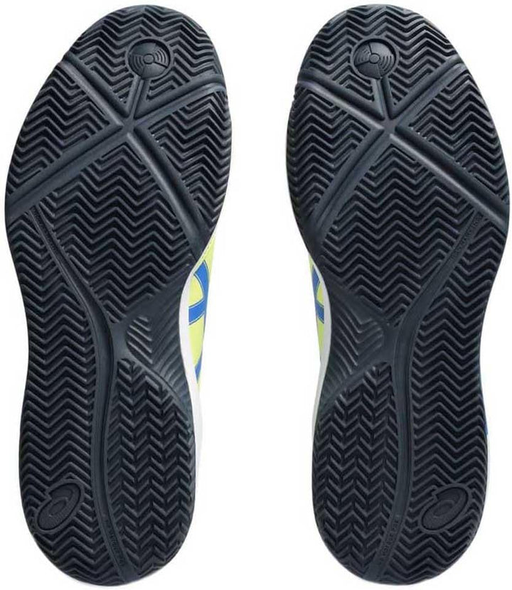 ASICS Herren Gel-Dedicate 8 Padel Sneaker 40 EU Glow Yellow Illusion Blue, 40 EU Glow Yellow Illusio