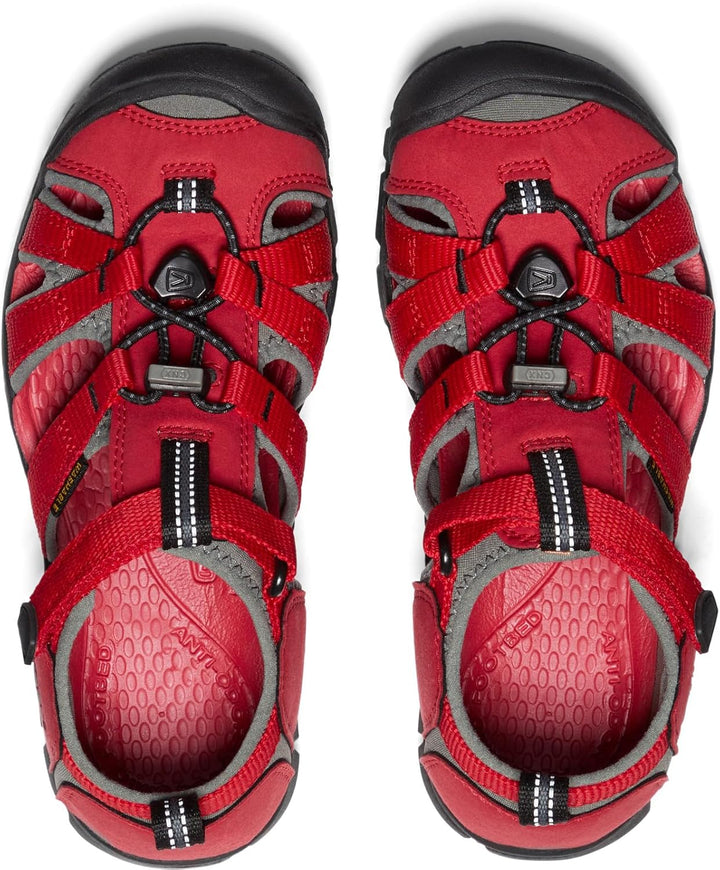 KEEN Unisex Kinder Seacamp 2 CNX Closed Toe Sandalen 19 EU Racing Red Gargoyle, 19 EU Racing Red Gar