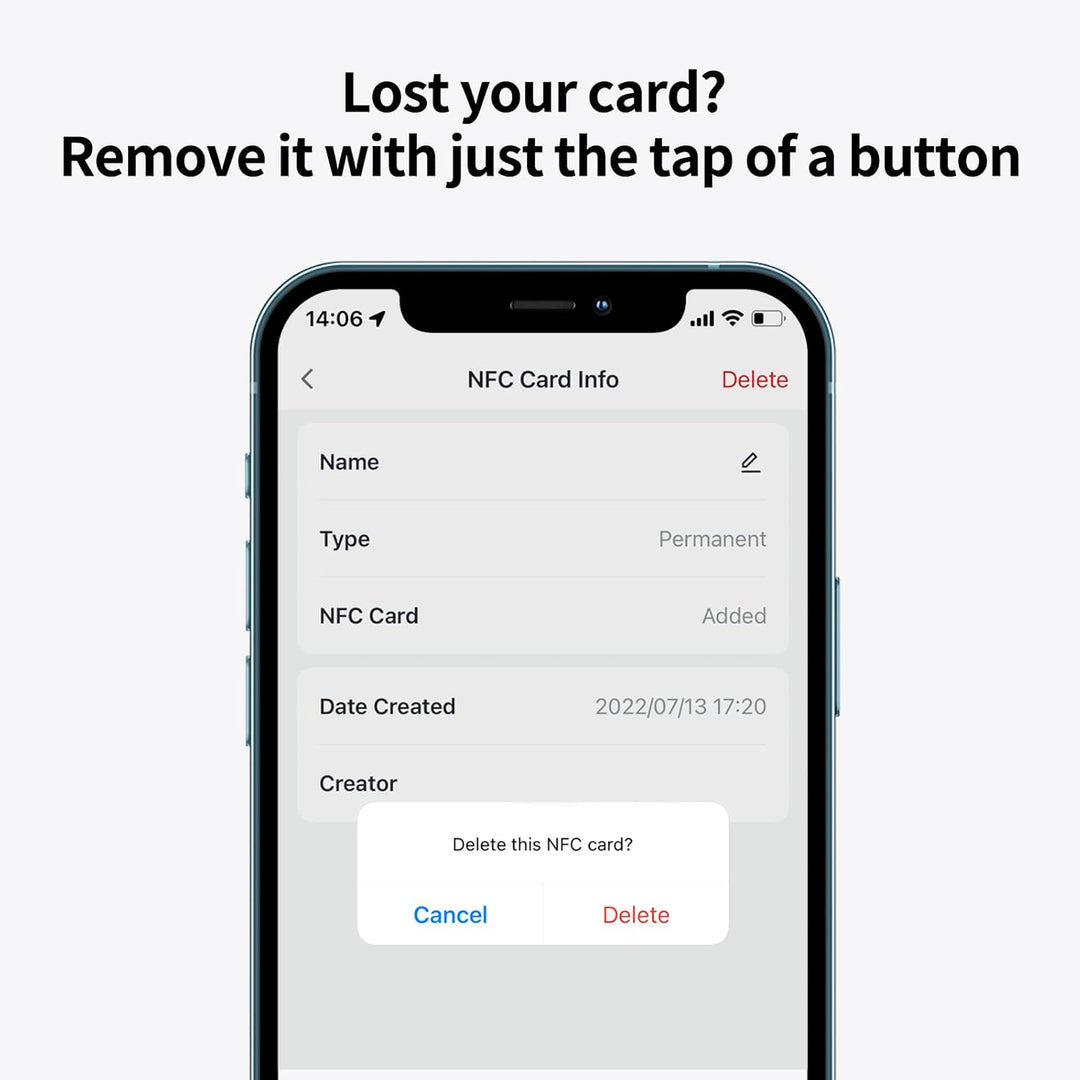 SwitchBot Card for Unlocking Your SwitchBot Lock via Keypad or Keypad Touch (3 Pack), Card