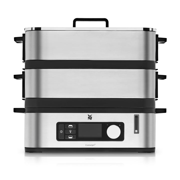 WMF KÜCHENminis Dampfgarer, 2 individuell regulierbare Garräume mit je 2,15 l, Warmhaltefunktion und