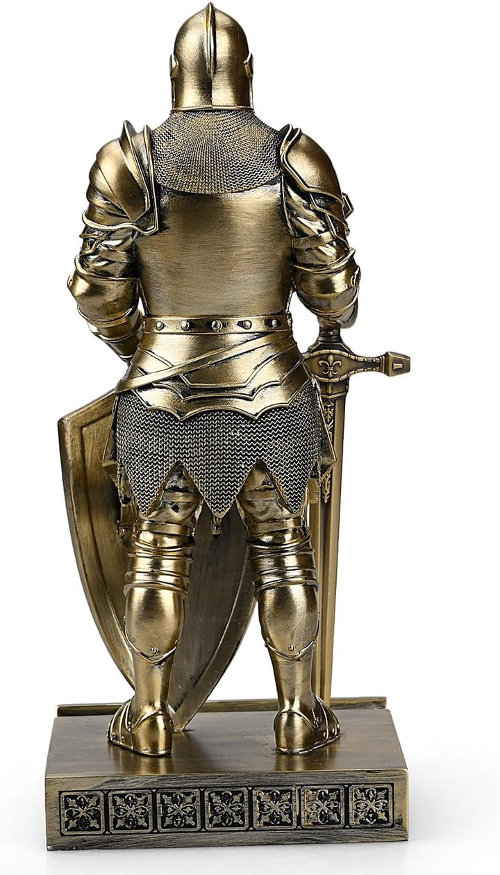 HDMbigmi King's Guard Ornament Ritter Statue für Schreibtisch, Desktop Zubehör Stifthalter Stifthalt