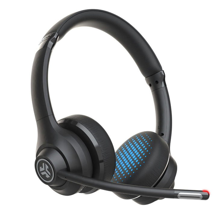 JLab Go Work Headset mit Mikrofon Bluetooth, 45+ Std. Akku, On Ear Wireless Headset mit Mikrofon und