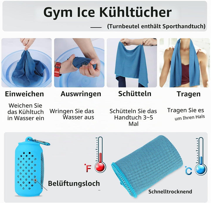 Lubardy Sporttasche Reisetasche Gross 40L Wasserdicht mit Sporthandtuch Schuhfach Nassfach Weekender