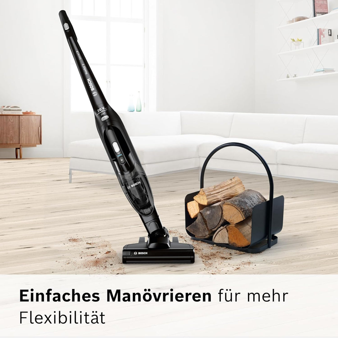 Bosch Akku-Staubsauger Readyy'y 2in1 Serie 2, 20Vmax, kabellos, beutellos, abnehmbares Handgerät, ho