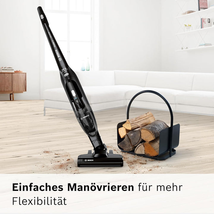 Bosch Akku-Staubsauger Readyy'y 2in1 Serie 2, 20Vmax, kabellos, beutellos, abnehmbares Handgerät, ho