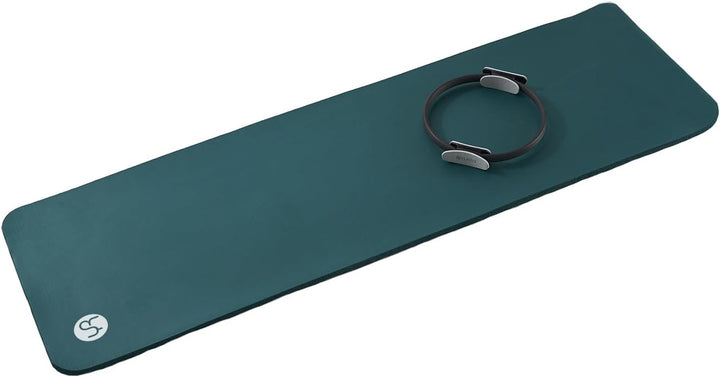 NBR Yogamatte 195×61cm 20mm Dicke Fitness Matte Gymnastikmatte für Pilates Gym Workout Zuhause mit T