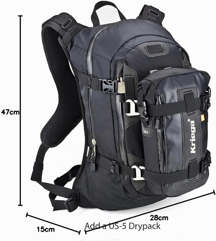 Kriega KRU20 Motorrad Rucksack