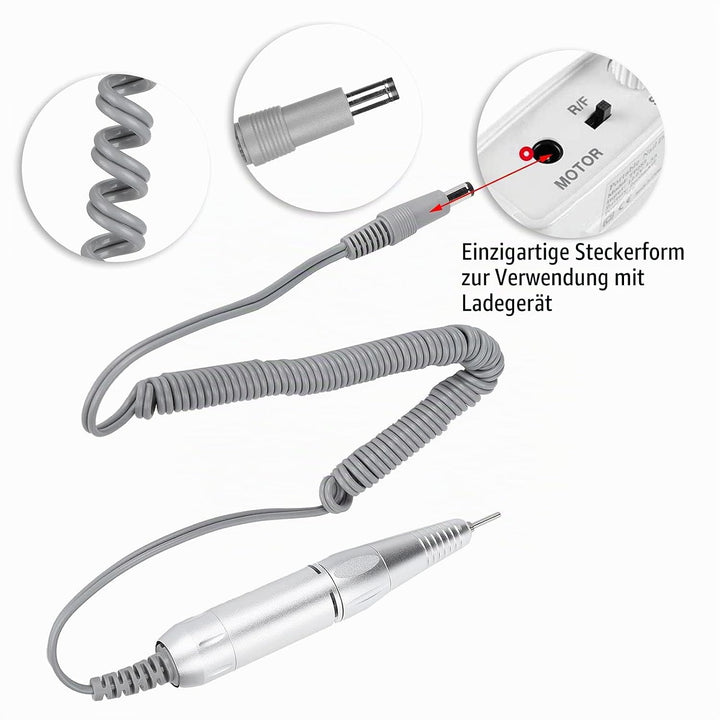 Ersatzgriff für Elektrische Nagelbohrmaschine, Handstück, Nagelpolierer, Schleifmaschine, Ergonomisc