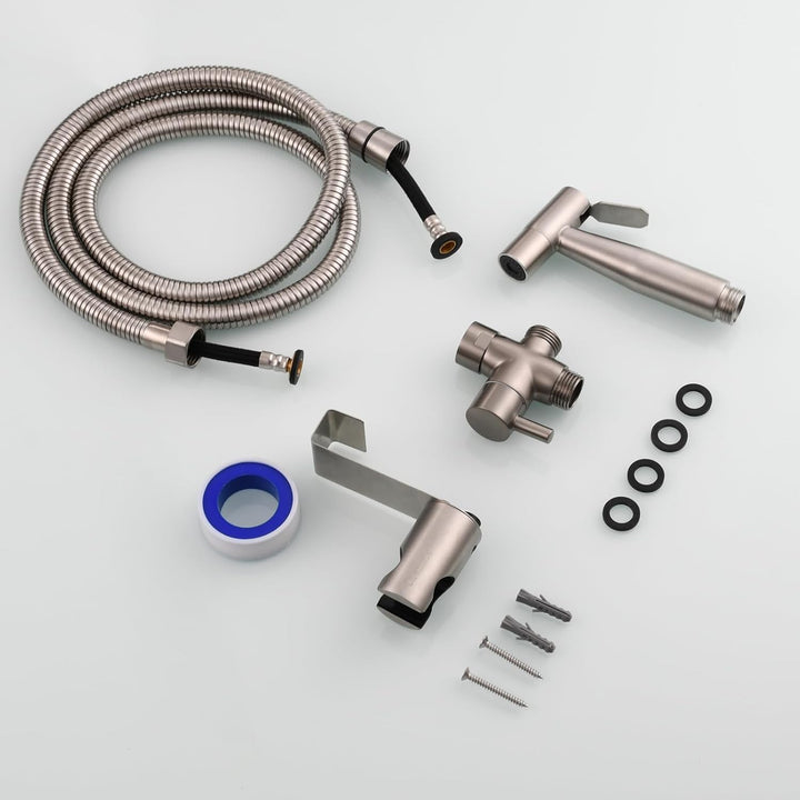 CIENCIA Bidet-Handbrause für Toilette Sprayer Premium Edelstahl Sprüher Shattaf Komplett Bidet Set f