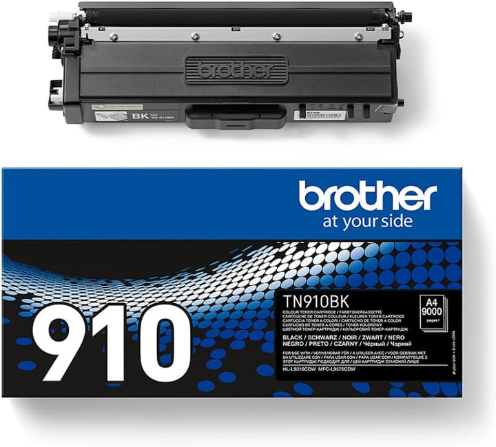 Brother Original Ultra-Jumbo-Tonerkassette TN-910BK schwarz (für Brother HL-L9310CDW, HL-L9310CDWT,