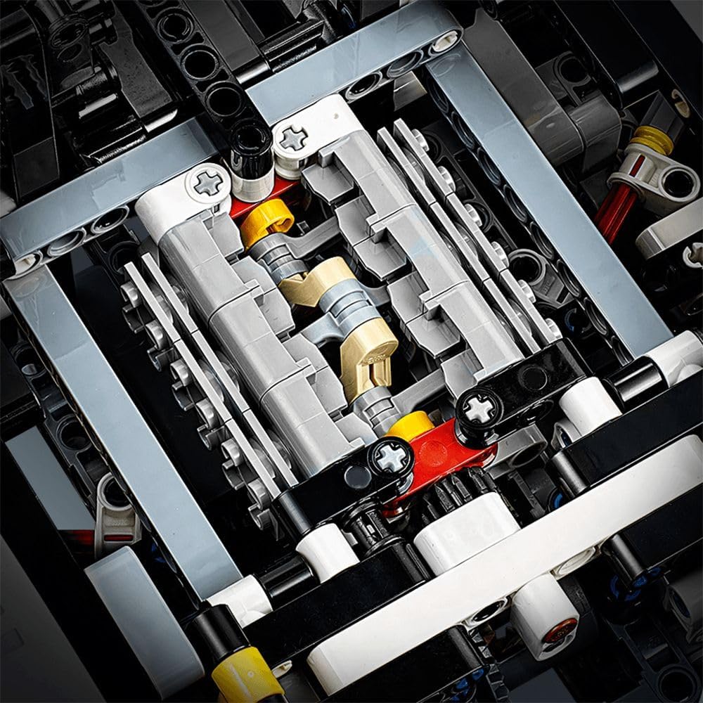 LEGO 42096 Technic Porsche 911 RSR, Rennauto Bausatz für Fortgeschrittene, Exklusives