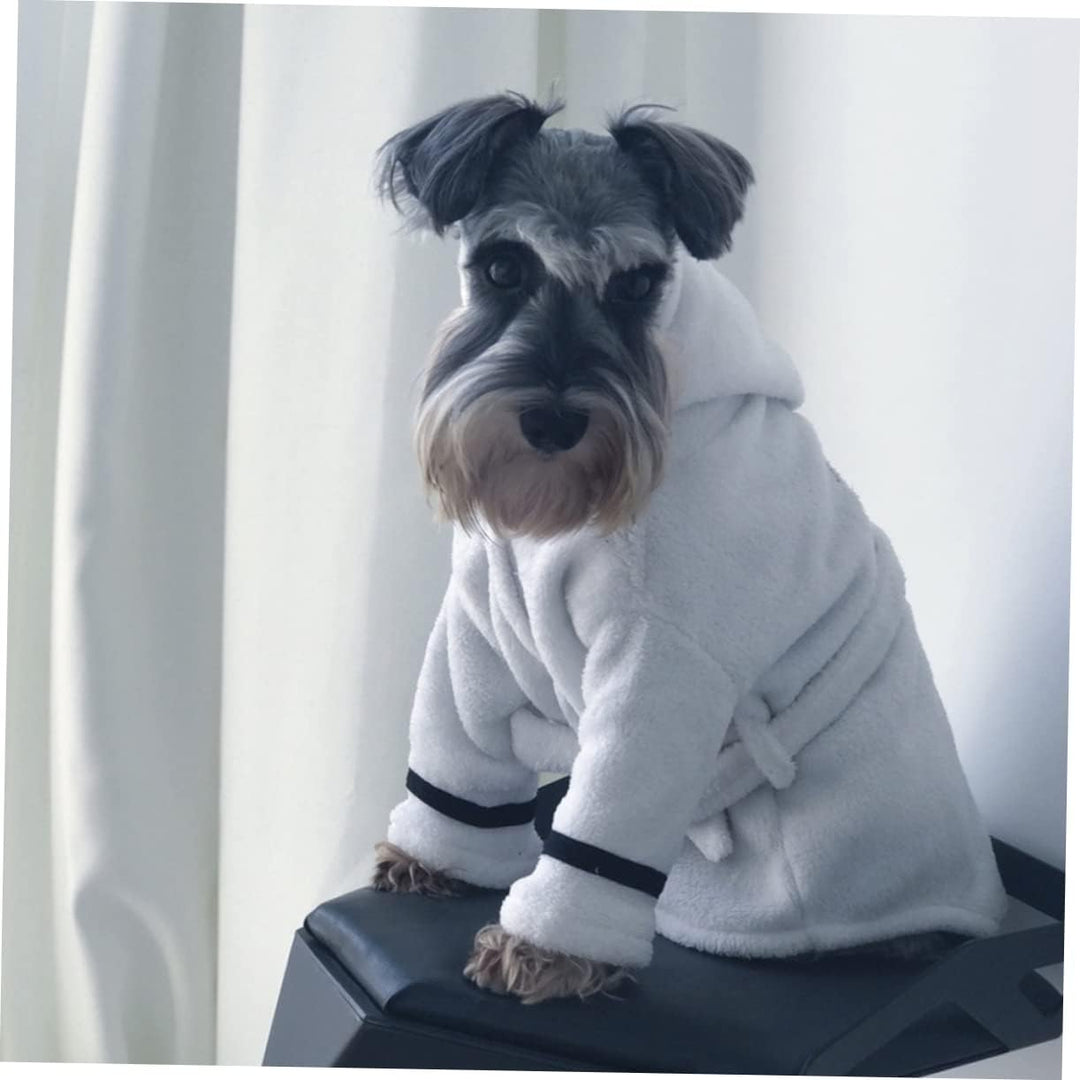 Toddmomy Katzenbademantel mit Kapuze Tier Pyjama Hunde Handtuch Dog Accessories hundehoody Hunderobe