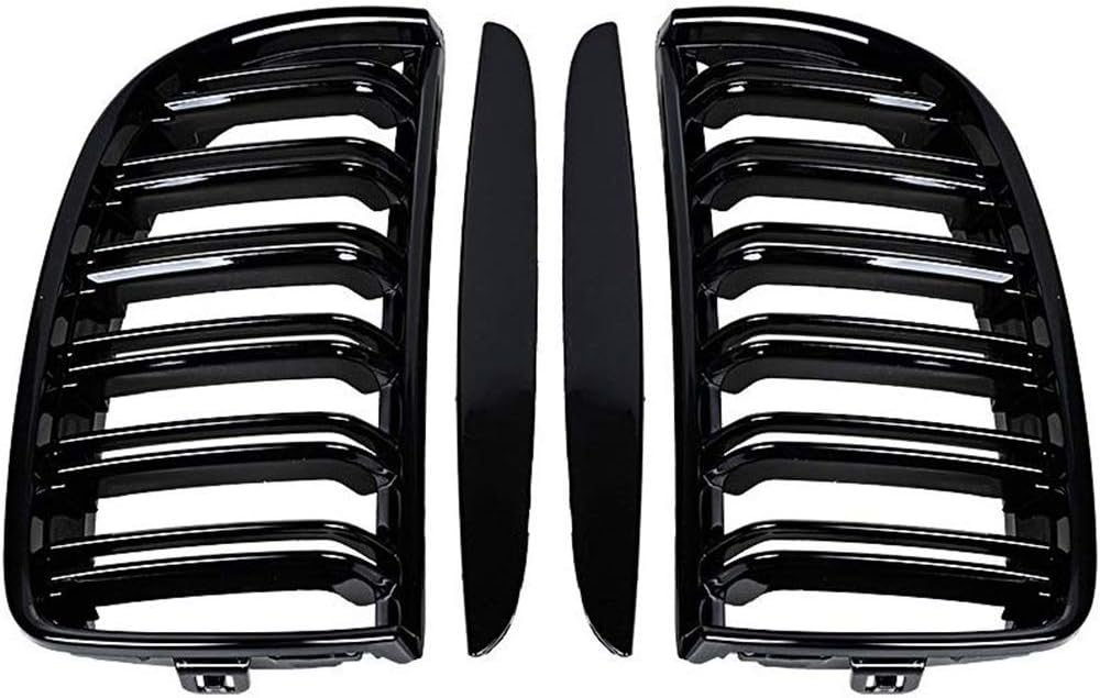 Ricoy E90 und E91 3er Nieren Doppelsteg Sport Kühlergrill Glanz Schwarz