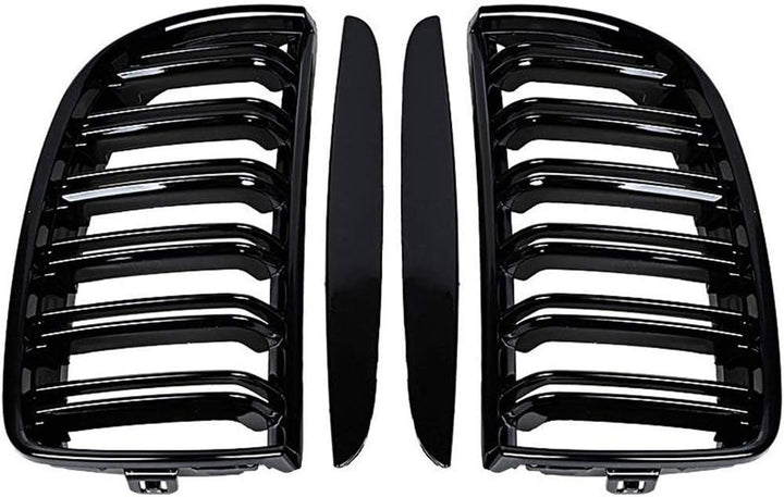 Ricoy E90 und E91 3er Nieren Doppelsteg Sport Kühlergrill Glanz Schwarz