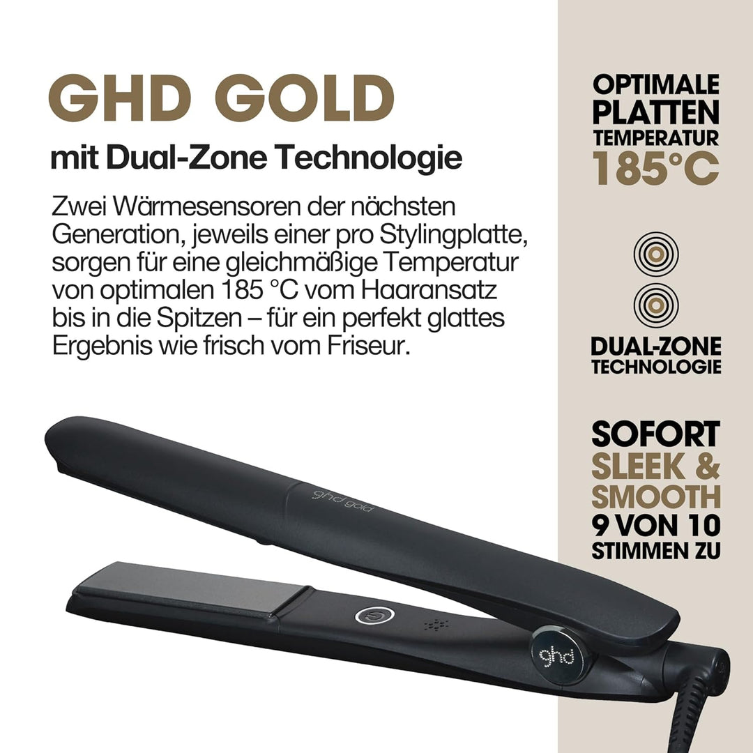 ghd gold - Professioneller Haarglätter zum Glätten, Locken und zum Erzeugen von Wellen, optimale Sty