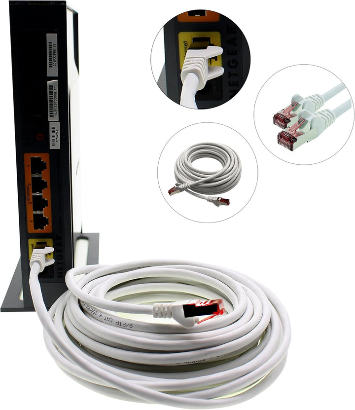 Netzwerkkabel Cat.6 5m 10 Farben Ethernetkabel Lankabel Cat6 Lan Netzwerk Kabel Sftp Pimf Patchkabel