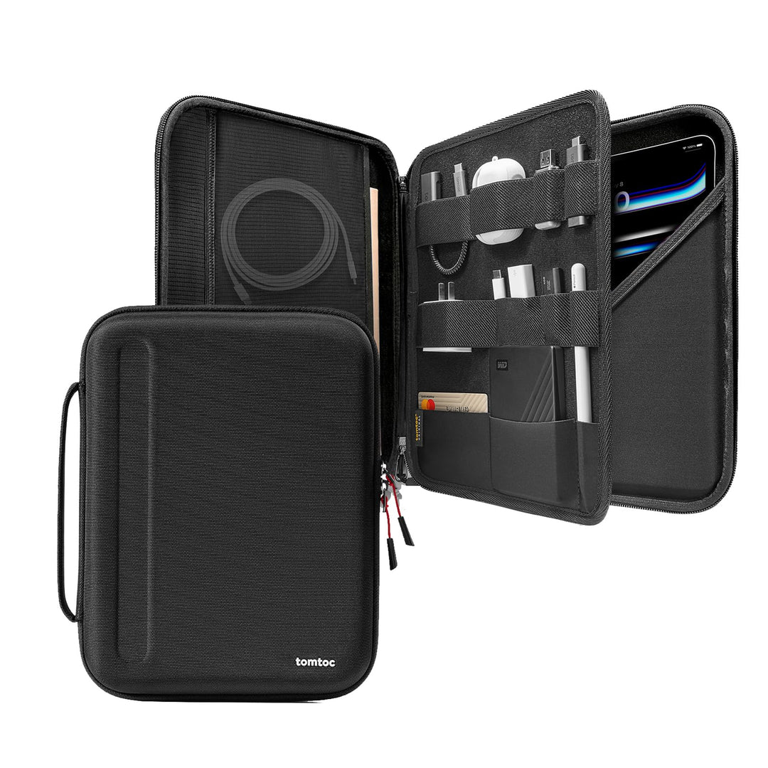 tomtoc Tasche Hülle für 12,9-Zoll iPad Pro (3, 4. und 5. Generation) 2018-2021, Zubehör Case Schutzh