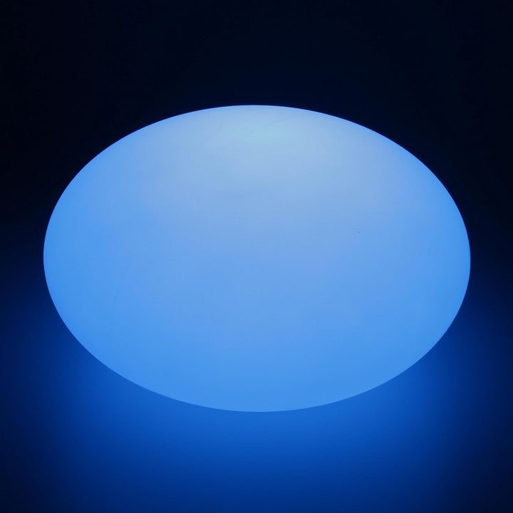 Led Kugelleuchte Flachkugel 27 x 16 cm Led Kugellampe Oval Gartenleuchte Dimmbar Kabellos Akku Farbw