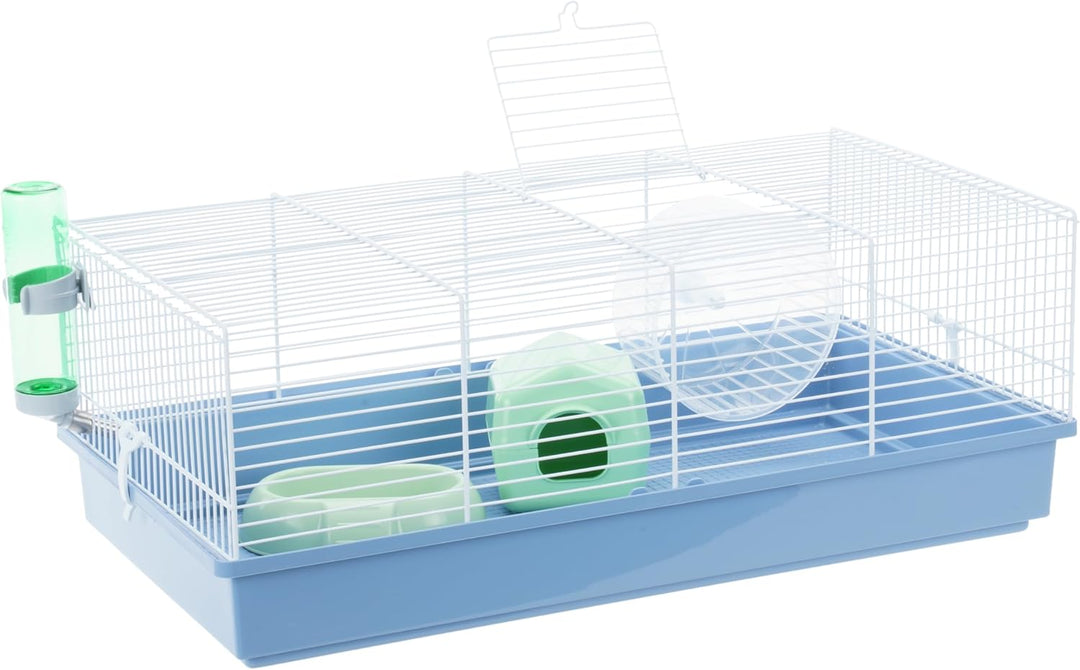 Ferplast Hamsterkäfig, Nagerkäfig CRICETI 11, Kleintierkäfig, Hamsterzubehör inklusive, 58 x 31 x h