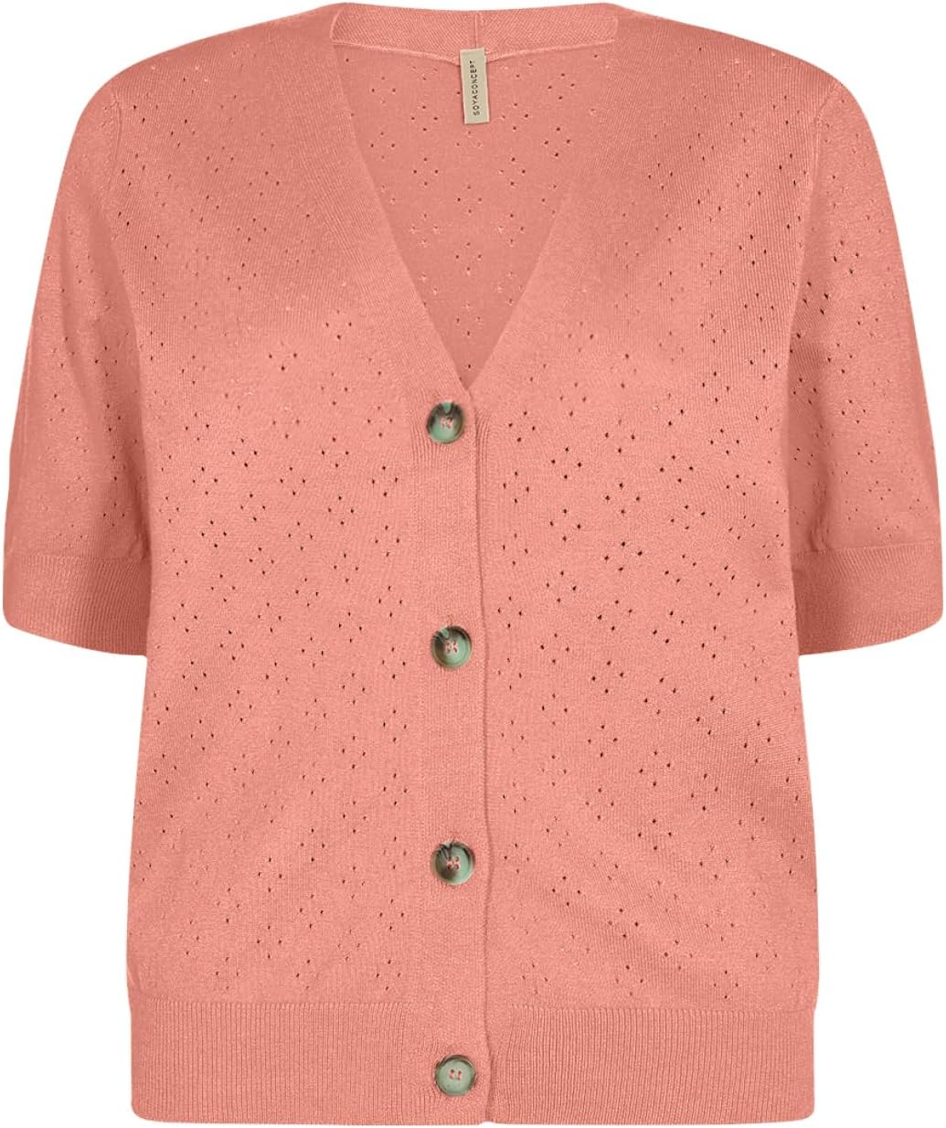 SOYACONCEPT Damen SC-Dollie 735 Strickjakke XL Rosa, XL Rosa