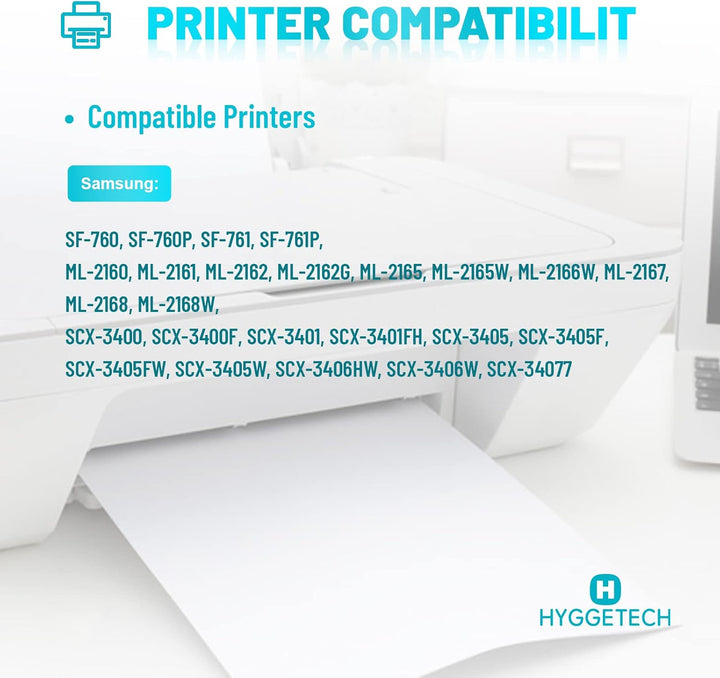 Hyggetech MLT D101S Compatible Toner Replacement for Samsung MLT-D101S D101S Toner for Samsung ML-21