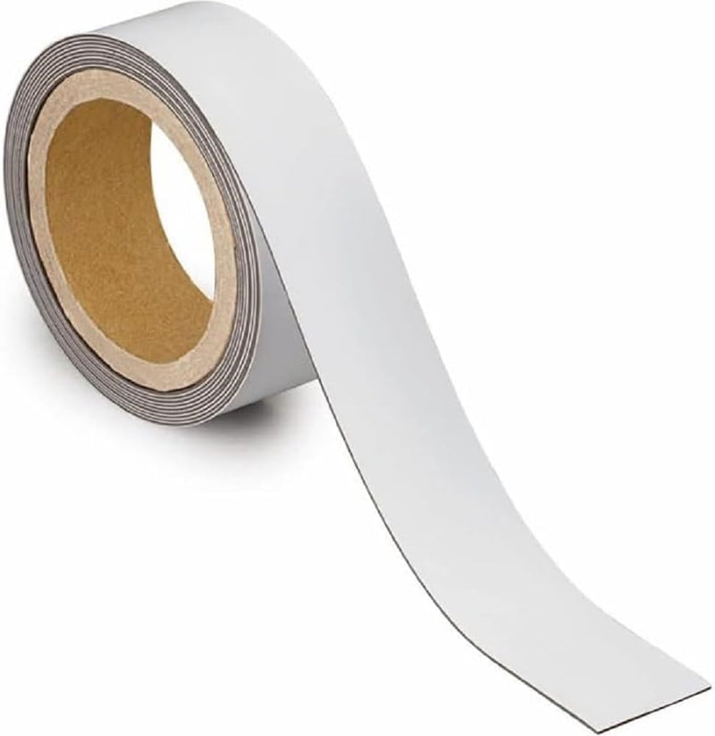 Maul 6523702 Kennzeichnungsband, magnetisch, 3000 mm x 4 cm, 1 mm, weiss, 4 cm