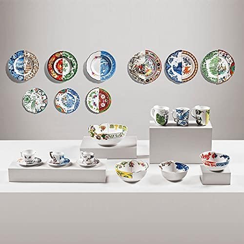 Seletti Teller flach Porzellan Ø 27,5 cm H 2,3 "Hybrid-Ipazia