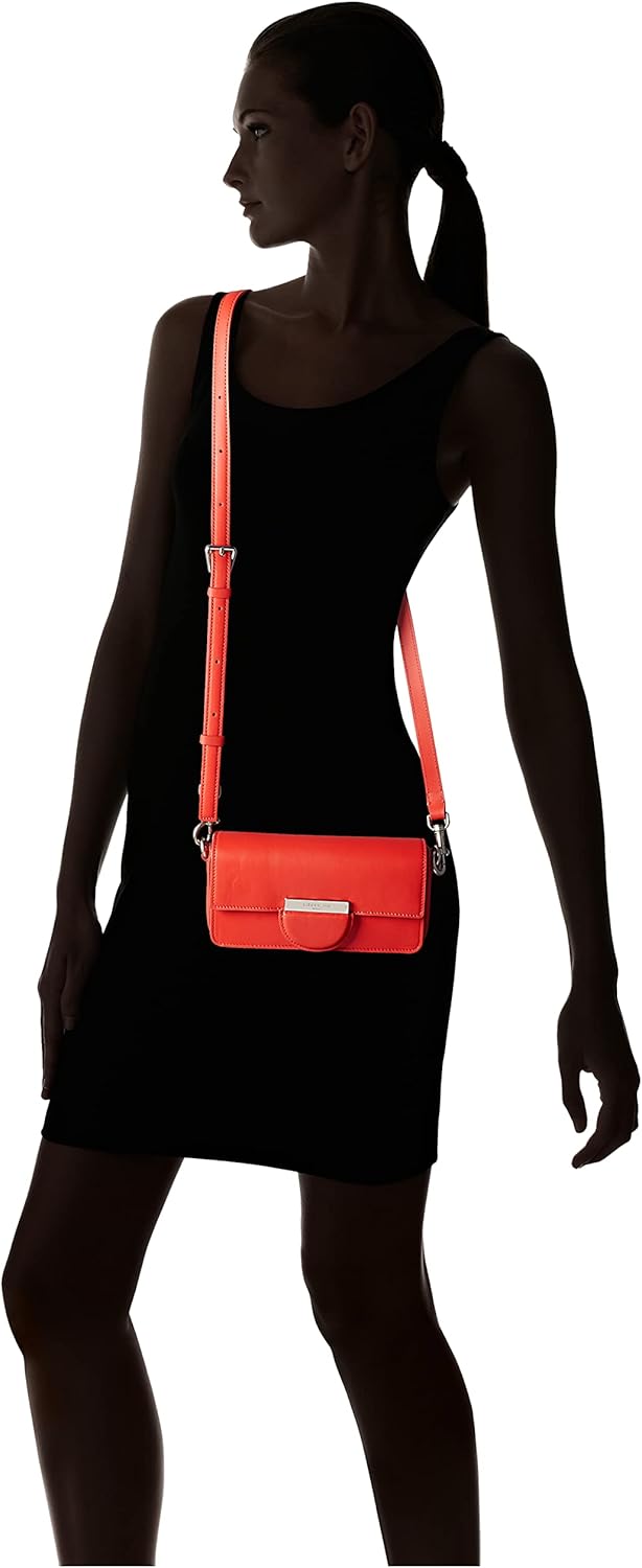 Liebeskind Berlin Damen Pam Tm Empire Crossbody XS, Fiesta Red, Extra Small (HxBxT 10cm x 20cm 4cm)