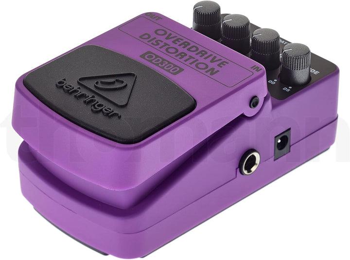 Behringer OVERDRIVE/DISTORTION OD300 2-Mode Overdrive/Distortion Effektpedal OVERDRIVE/DISTORTION OD