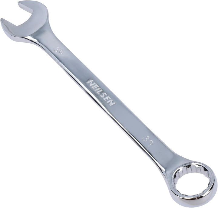 AB Tools 39 mm metrischer Kombi-Ringschlüssel, extra langer Bi-Hex-Ring